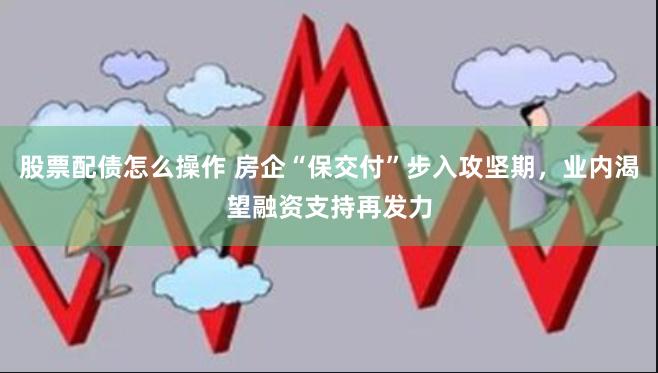 股票配债怎么操作 房企“保交付”步入攻坚期，业内渴望融资支持再发力